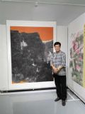 蔡元甫在中国国家画院参加画展